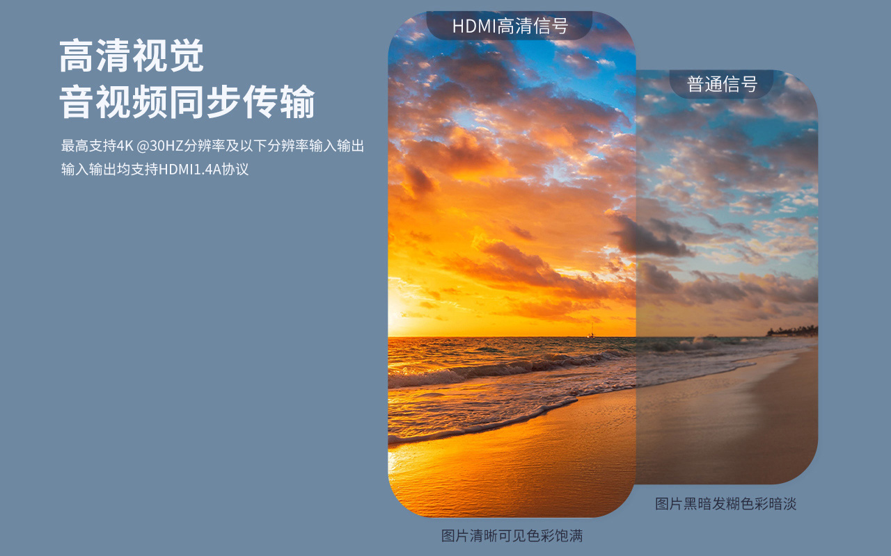 麦森特HDMI一体式矩阵4K带网络控制卡高清画质